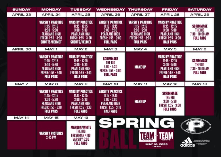 Pearland Spring Football Schedule Pearland Oilers Football